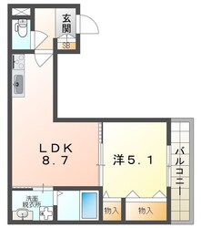 ラモーナ萱島東IIの物件間取画像